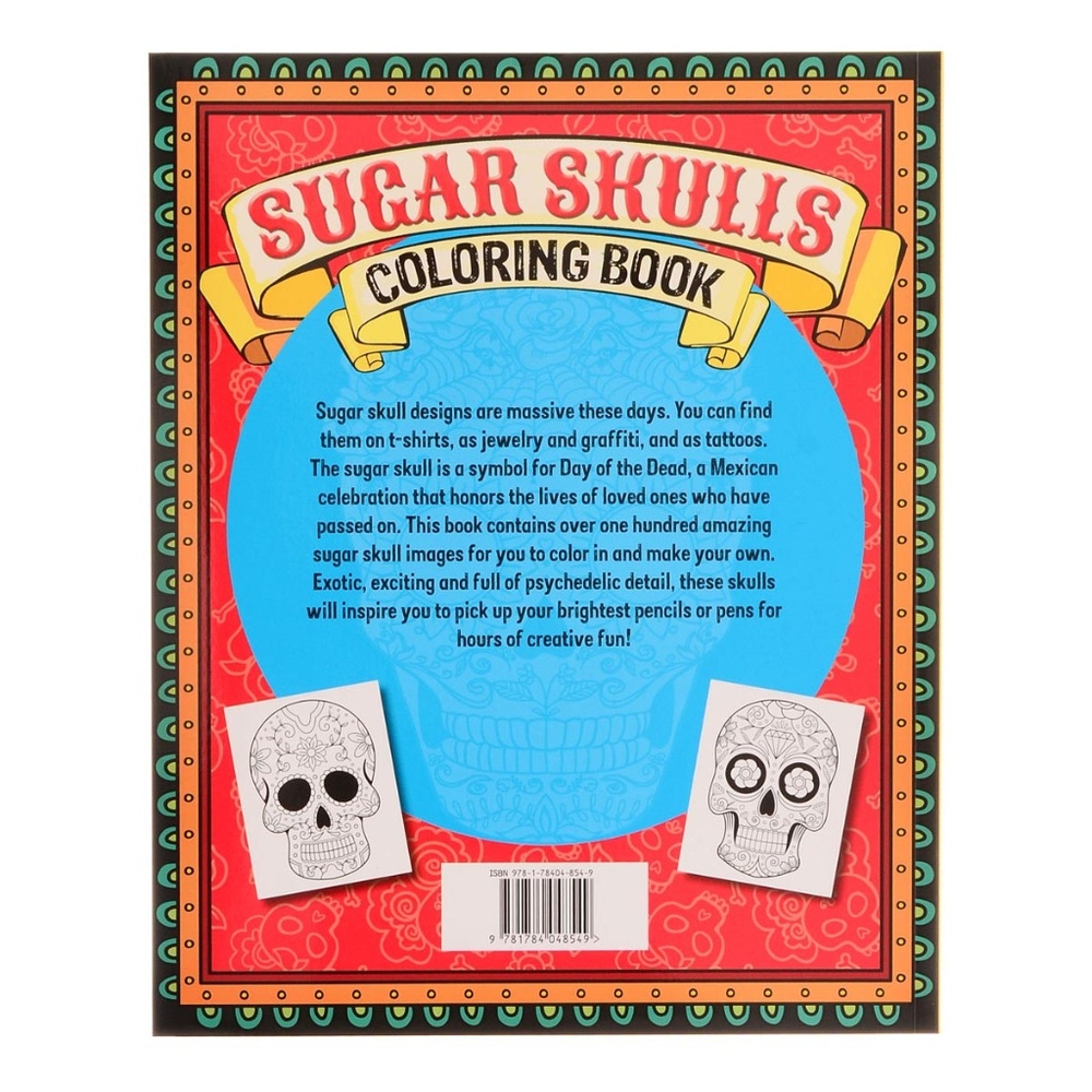 NEW Sugar Skulls Coloring Book - Picture 2 of 6